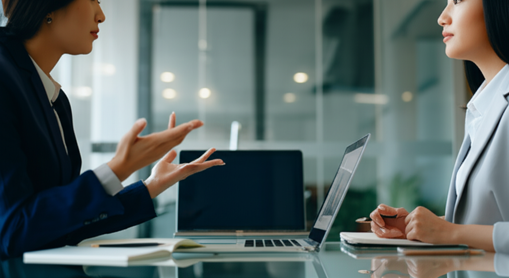 Professional billing consultation meeting